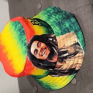 Nwt...Bob marley Red yellow and green bucket hat